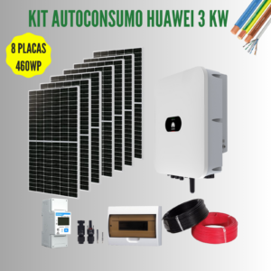 Kit Solar Autoconsumo 3680 Wp HUAWEI 3kW