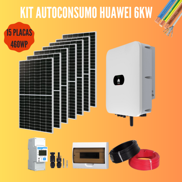Kit Solar Autoconsumo 6900 Wp HUAWEI 6kW