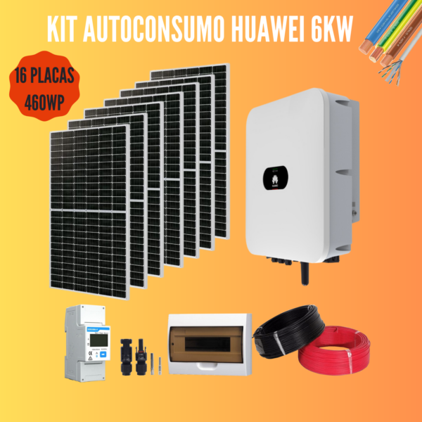 Kit Solar Autoconsumo 7360 Wp HUAWEI 6kW