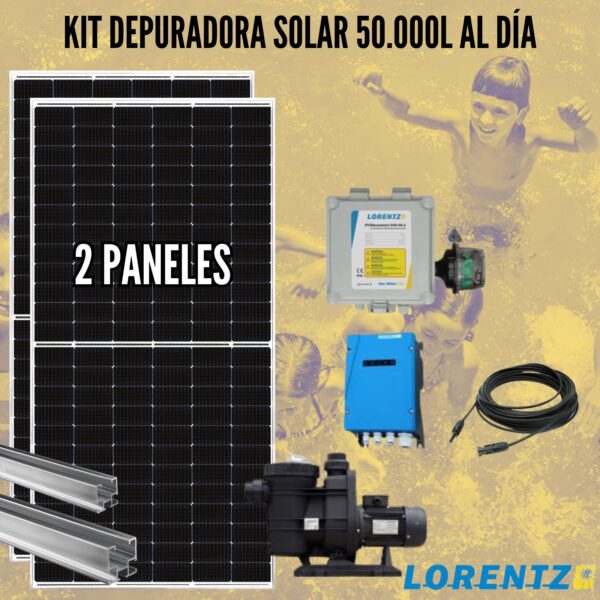Kit Depuradora Solar 50.000 L al día