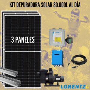 Kit Depuradora Solar 80.000 L al día