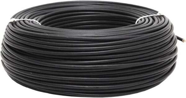 Conductor solar 1x6mm2 H1Z2Z2-AS CPR Cca - Rollo de 100m - Negro