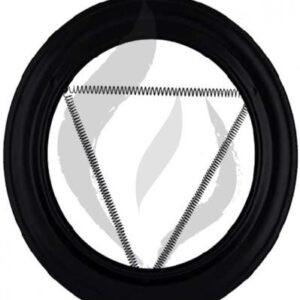 Rosetón Pellet Vitrificado ø 80