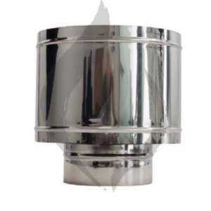 Sombrerete antirrevoco Pellet Inox. AISI 316L ø 80