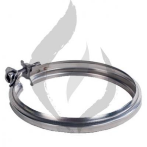 Abrazadera de unión Pellet Inox. AISI 316L ø 80