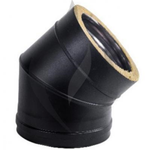 Codo 45º DW Vitrificado Doble Ø80 mm