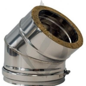 Codo 45º DW EXO INOX AISI 316L Ø80 Int