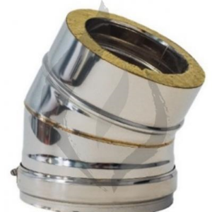 Codo 30º DW EXO INOX AISI 316L Ø80 Int