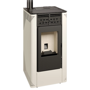 Estufa Pellet Ferlux FLORA 8 - 10 kW Salida Vertical