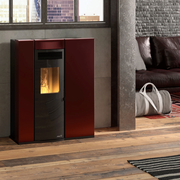 Estufa de pellets canalizable Dielle Ostro 80 10 Kw - Imagen 2